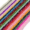 Baking Electroplate Glass Beads Strands DGLA-A039-J4mm-BM-1