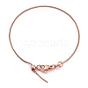 Rack Plating Brass Box Chain Adjustable Slider Bracelets Making for Women BJEW-G735-10RG-1