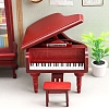 Wood Piano & Piano Bench Mini Model PW-WGD703B-01-3