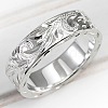 Sculptured Vine Pattern Brass Finger Rings for Women FS-WGD177A-03-1