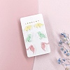 Acrylic Dinosaur Stud Earrings for Women PW-WG1C0A1-01-1