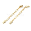 Brass Ends with Chains KK-P283-29G-1