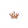 Crystal Rhinestone Crown Brooch JEWB-WH0022-26-2