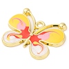 Alloy Enamel Pendants PALLOY-S034-02KCG-B-2