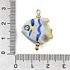 Ocean Themed Hand Painted Ceramic Porcelain Pendants PR-CBA0027-05G-01-3