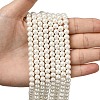 Eco-Friendly Dyed Glass Pearl Beads Strands HY-A008-6mm-RB002-5