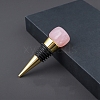 Natural Rose Quartz Red Wine Stoppers PW-WG26592-01-1