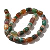 Natural Fire Crackle Agate(Dyed & Heated) Beads Strands G-H091-C02-01-2