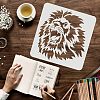 Large Plastic Reusable Drawing Painting Stencils Templates DIY-WH0172-683-3