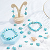 SUNNYCLUE 200Pcs Dyed Synthetic Turquoise and Howlite Beads G-SC0002-42-4