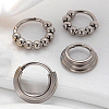 316L Surgical Stainless Steel 3-Loop Hoop Nose Rings WG01142-03-2