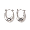 316 Stainless Steel Hoop Earrings EJEW-I282-01A-01P-1