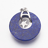 Natural Lapis Lazuli Pendants KK-F751-F07-3