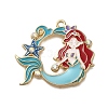 Alloy Enamel Pendants ENAM-S021-01G-B-1