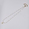 Natural Quartz Chip Beaded Necklaces NJEW-T017-03G-2