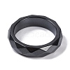 Magnetic Synthetic Hematite Finger Ring for Men Women RJEW-A047-01H-2