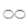 Non-Tarnish 304 Stainless Steel Split Key Rings STAS-Q314-01D-P-1