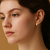 6 Pairs 2 Colors 304 Stainless Steel Huggie Hoop Earrings EJEW-GO0001-07-5