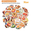 2 Bags 2 Styles Thanksgiving Day Cartoon Vinyl Stickers DIY-YW0009-91-2