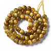 Natural Tiger Eye Beads Strands G-S300-6mm-107H-01-2