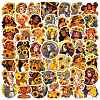 Sunflower Girl 50Pcs PET Waterproof Stickers PW-WGC6ABC-01-2