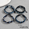 Bohemian Style Handmade PU Leather Adjustable Bracelet Sets FL7355-2-1