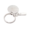 Tibetan Style Alloy Keychains KEYC-JKC01029-5