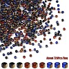 10.5G 3 Colors Baking Paint Glass Seed Beads FIND-YW0007-89A-1