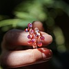 Handmade Lampwork Cuff Open Rings WG41426-02-1