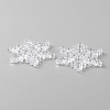 Transparent Acrylic Connector Charms LS-TACR-WH0001-74C-2
