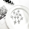 Platinum Alloy Rhinestone Pendants PW-WGE3288-04-1