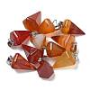 Natural & Synthetic Mixed Gemstone Pendants G-B127-13P-2