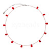 Gothic Resin Red Blood Drop Necklaces ZQ5586-1-3