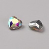 Glass Rhinestone Cabochons RGLA-WH0005-08A-2