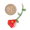 Flower Acrylic Big Pendants PALLOY-TA00239-2