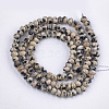 Natural Dalmatian Jasper Beads Strands G-S354-46-2