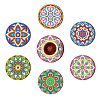 DIY Cup Mats Diamond Painting Kits DIAM-PW0004-118-2