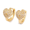 Rack Plating Brass Cubic Zirconia  Earrings EJEW-S219-09G-02-1
