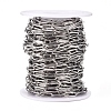 304 Stainless Steel Paperclip Chains CHS-L022-02B-3