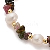 Natural Gemstone Chip Beaded Bracelets BJEW-F478-02B-2