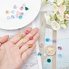 24Pcs 12 Colors Transparent Czech Glass Beads GLAA-SC0001-53-3