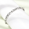 4.5MM 304 Stainless Steel Twisted Oval Link Chain Bracelets for Man and Women SA-CBAB767-17B-P-3