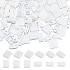 300Pcs 2 Styles 2-Hole Opaque Colours Glass Seed Beads SEED-HS0001-06B-1