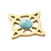 Synthetic Turquoise Pendants LS-STAS-I327-14G-01-2