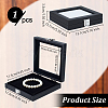 Rectangle Jewelry PU Leather Loose Diamond Storage Box CON-WH0094-45A-2