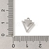 304 Stainless Steel Charms STAS-S144-01P-F-3