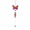 Butterfly Alloy & Iron Hanging Ornaments PW-WG43D72-03-1