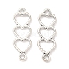 Tibetan Style Alloy Connector Charms PALLOY-R143-14AS-2