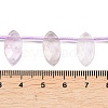 Natural Amethyst Beads Strands G-P607-A05-01-5