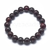 Natural Brecciated Jasper Bead Stretch Bracelets X-BJEW-K212-A-040-2